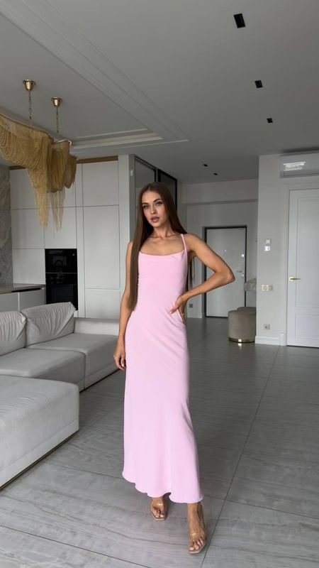 Сукня американський креп жатка довга качелі Casual 2 барбі, XS