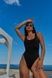 Купальник суцільний біфлекс блискучий Shine swim1 чорний
