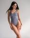 Купальник суцільний біфлекс блискучий Shine swim1 металік