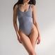 Купальник суцільний біфлекс блискучий Shine swim1 металік