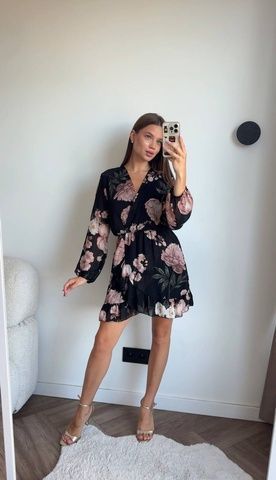 LAST ONE | Сукня Dark mini Blossom