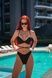 Плавки бразиліани біфлекс блискучий Shine swim1 чорні