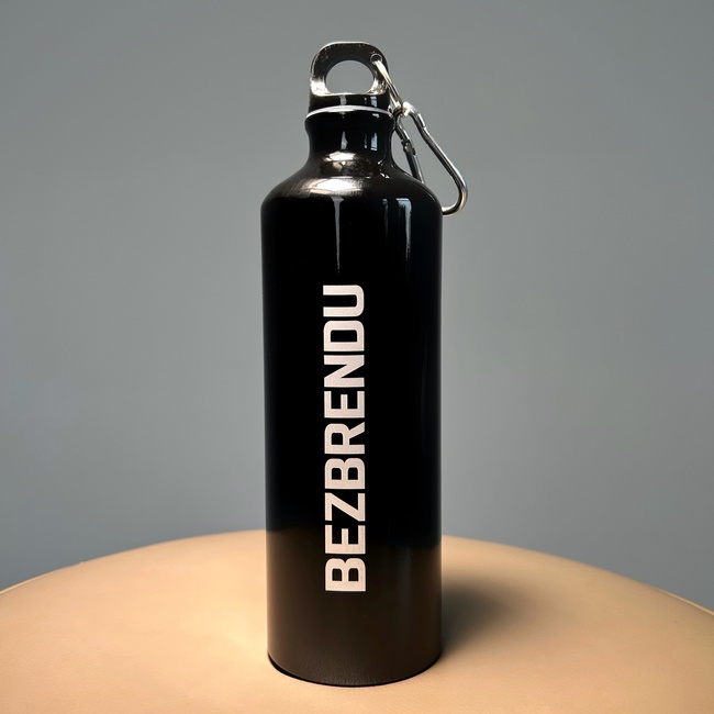 Пляшка брендована Bezbrendu, Чорний