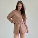 Шорти Мія двохнитка петля Двохнитка Мокко коричневий