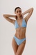 Плавки бразиліани біфлекс блискучий Shine swim1 небесні