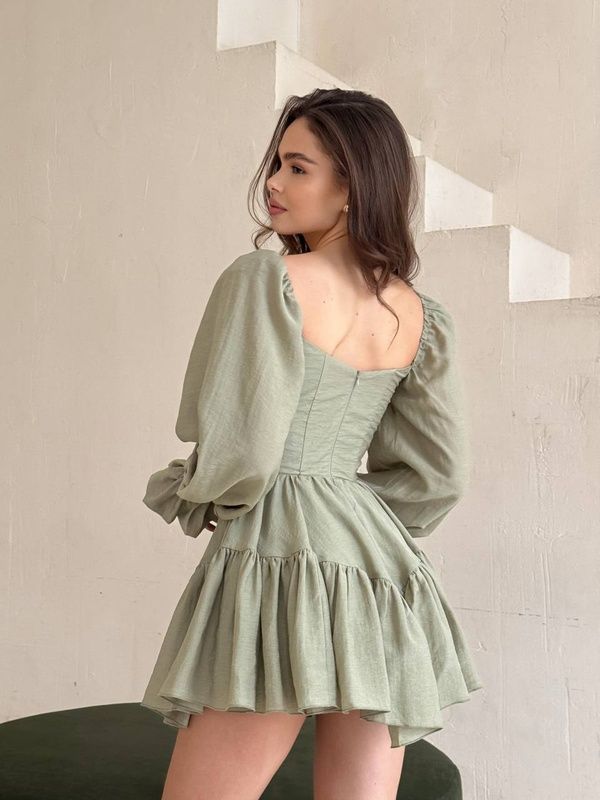 Сукня BARBARA колір оливка, XS-S