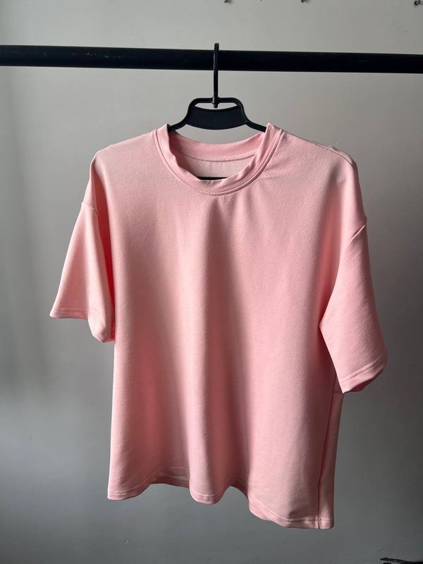 Сет двійка двонитка коротка футболка + шорти Casual 2 персиковий